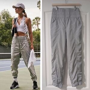 NEW Free People | The Way Home Joggers In Arctic Mist Silver